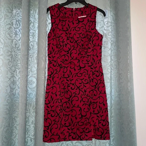 Alyn Paige | Dresses | Gently Used Alyn Paige Red And Black Cocktail Dress  Size 78 | Poshmark